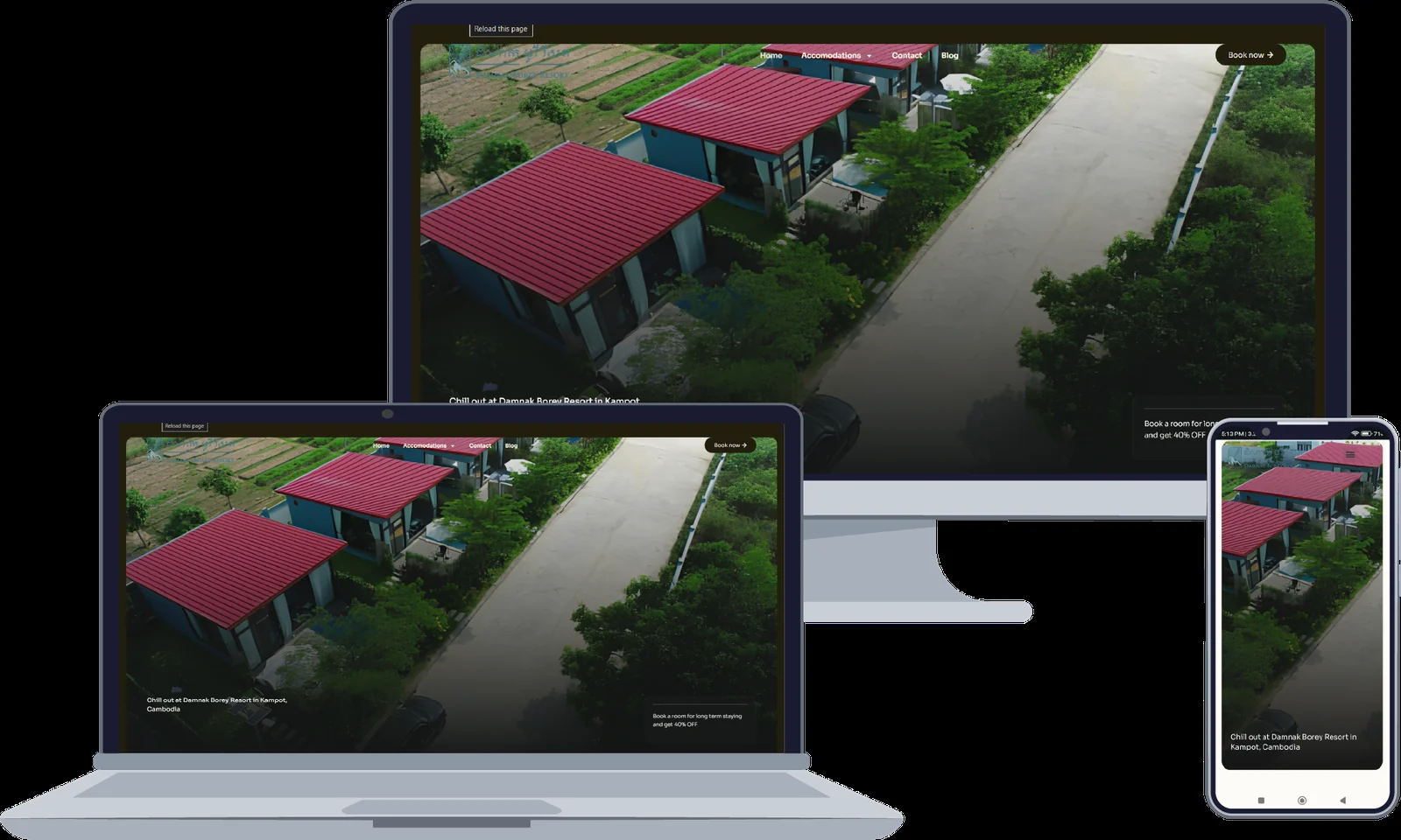 Visualização do projeto: Damnak Borey Resort