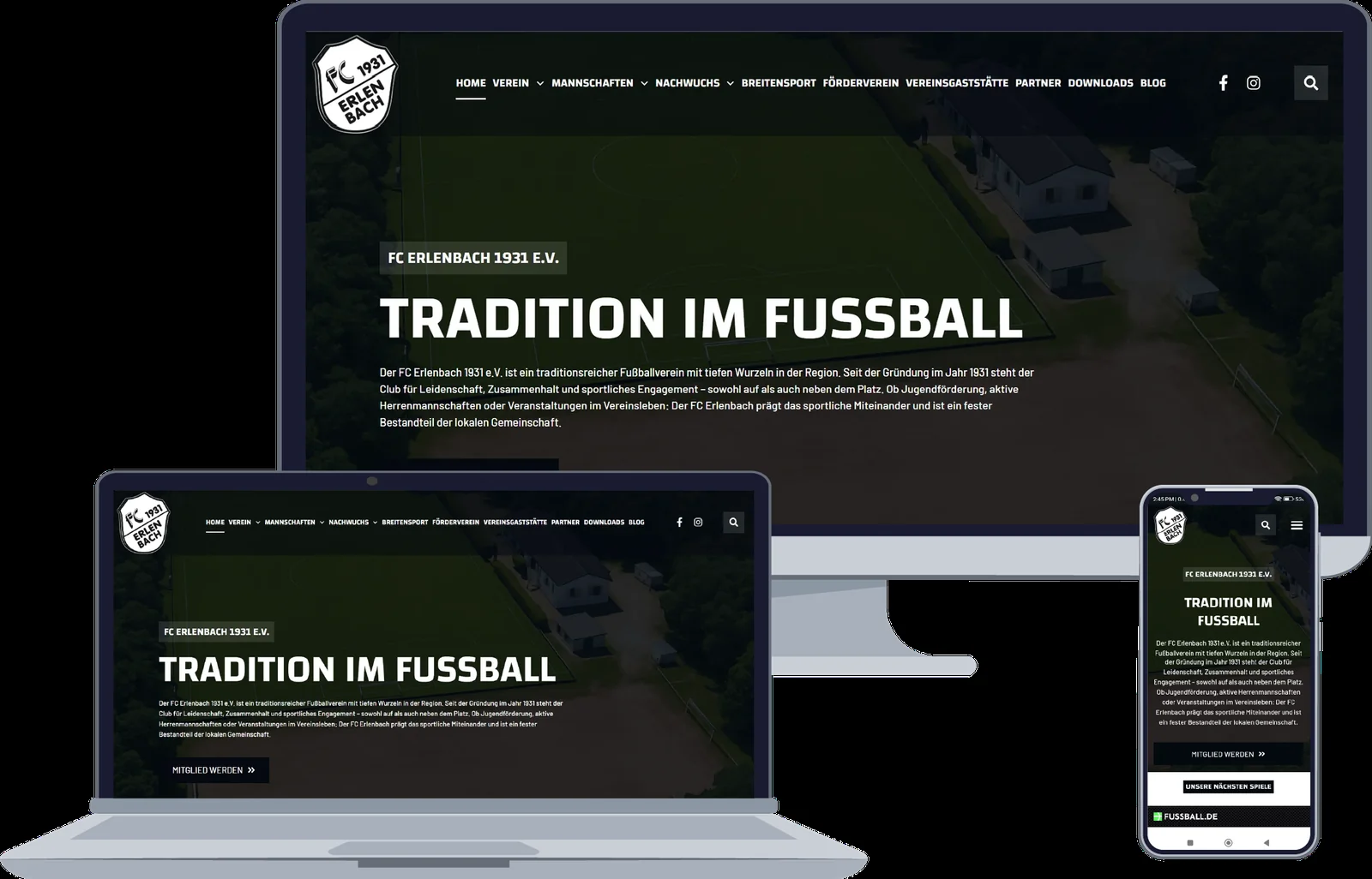 Visualização do projeto: FC Erlenbach