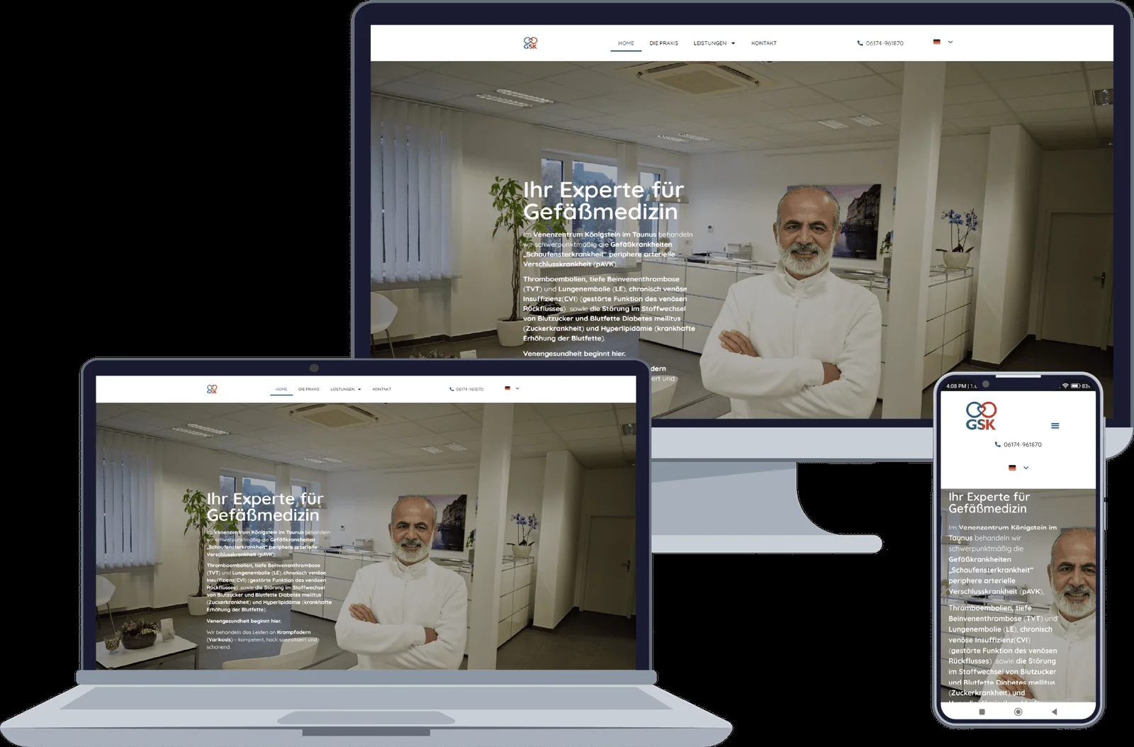 Visualização do projeto: GSK Praxis – Venenzentrum Königstein